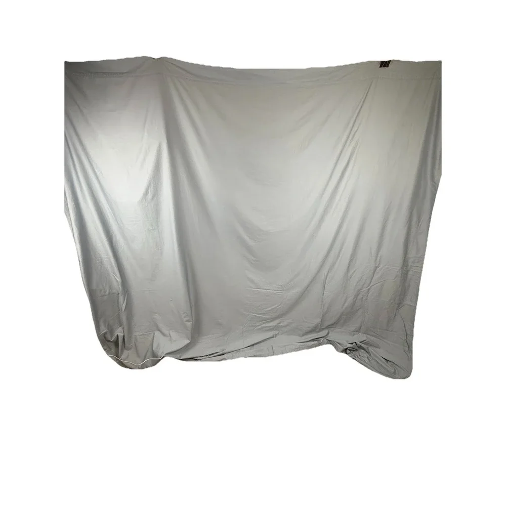 Lauren Ralph Lauren Blue Grey King Sheet Set- Fitted and Flat Sheet 108x96